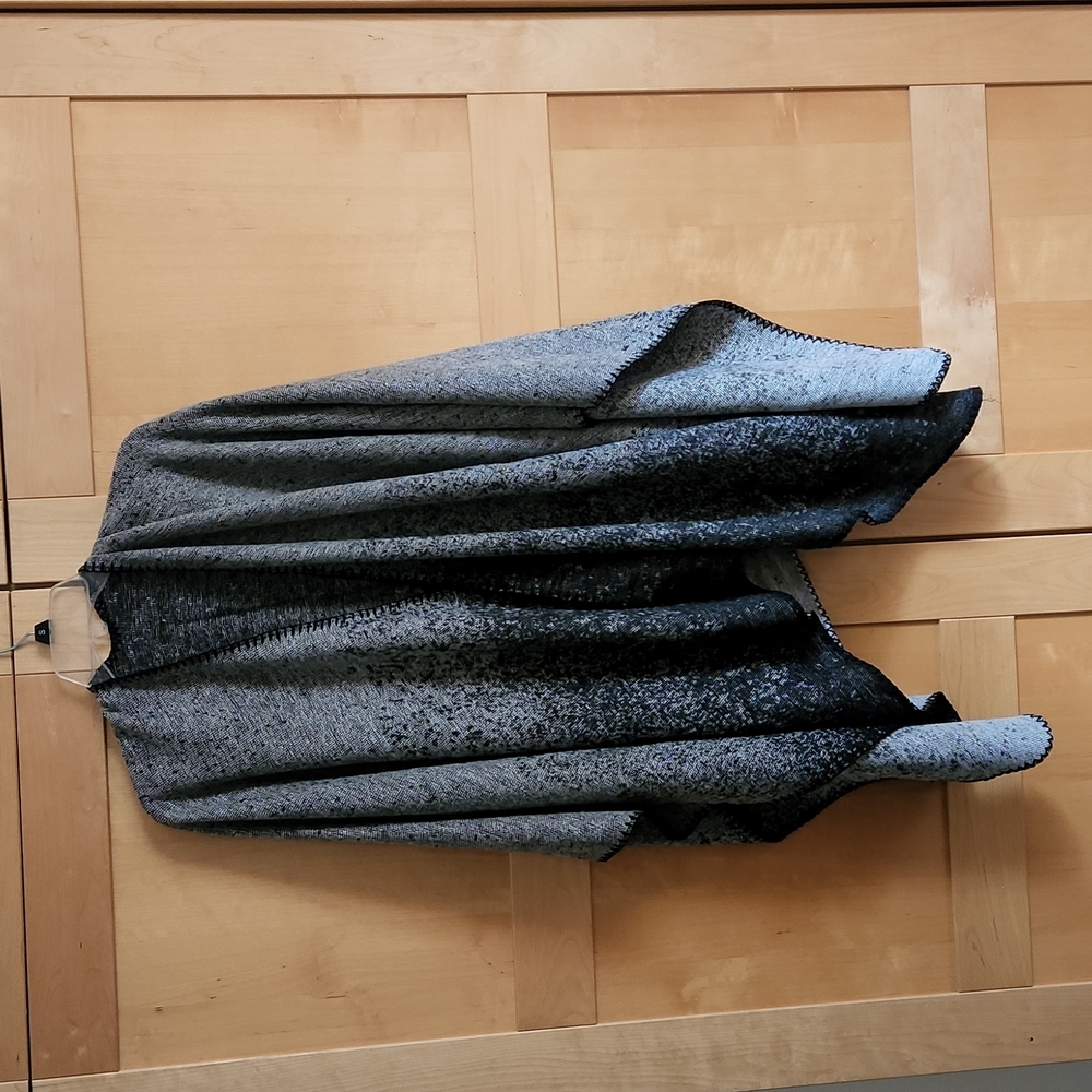 Blanket Scarf Cape Style Gray Poncho Soft